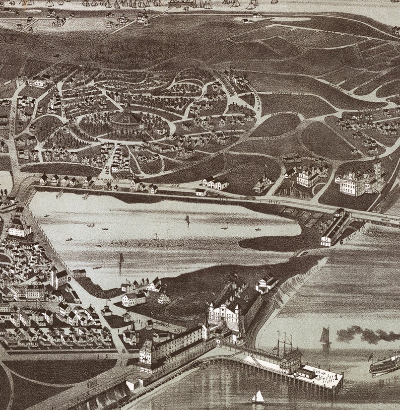 Cottage City Martha's Vineyard Oak Bluffs Massachusetts Etsy