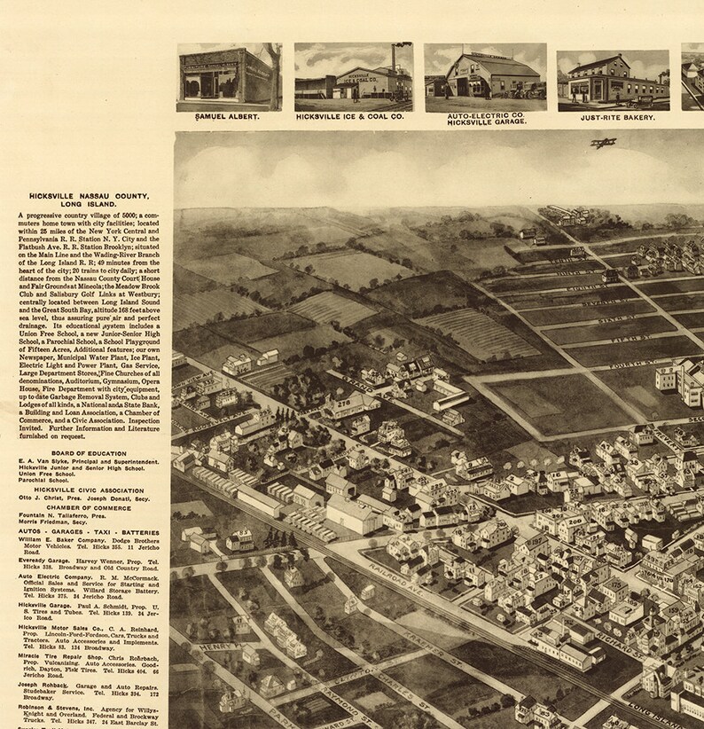 Hicksville Town of Oyster Bay Nassau County Long Island Etsy