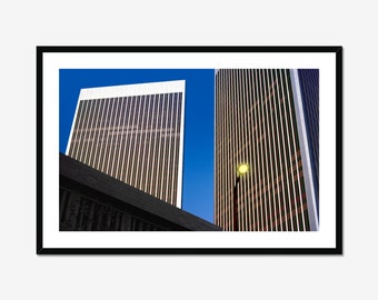 Silhouette Sentinel / Century City / Los Angeles / Modern Art / Abstract Art / Vibrant Wall Art / California Artwork / Above Bed Decor
