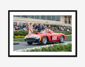 Race Car Print / Ferrari Wall Art / Car Awards Show / Race Car Photography / Vintage Race Car / Wall Decore / Above Bed Decor