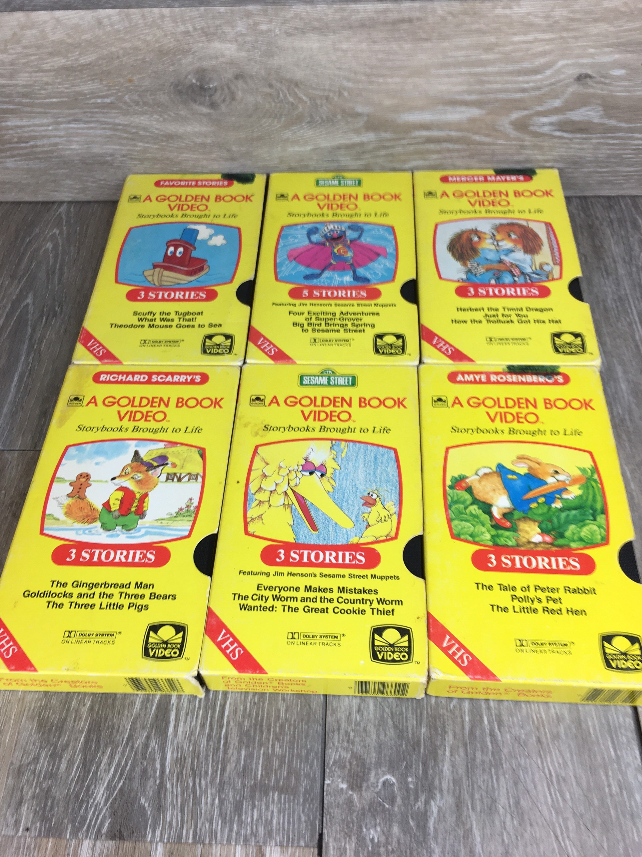 Sesame Street Learning About Numbers Vhs Library