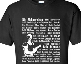 David Ryder (Space Mutiny) Alternate Names T-Shirt - Big McLargehuge, Slab Bulkhead, and Bob Johnson Featured