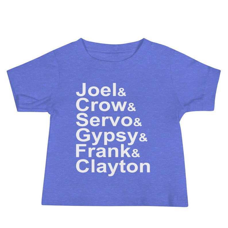 Mystery Science Theater 3000 MST3K Inspired List Of Names Baby Jersey Short Sleeve Tee image 2