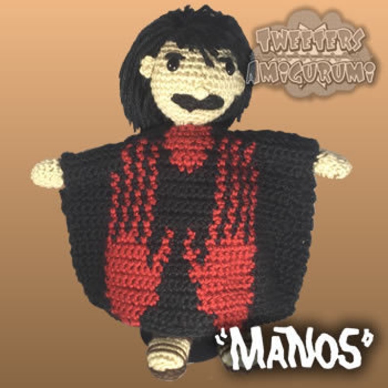 Manos The Hands of Fate Inspired Amigurumi Crochet Doll image 1