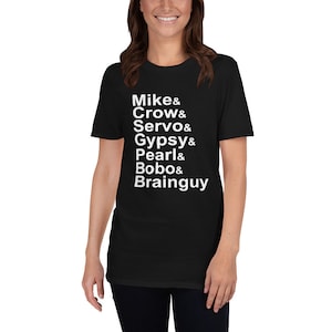 Mystery Science Theater 3000 (MST3K) Inspired List Of Names T-Shirt