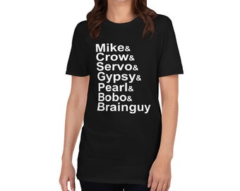 Mystery Science Theater 3000 (MST3K) Inspired List Of Names T-Shirt