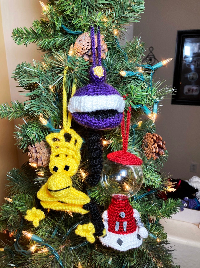 MST3K BOTS Mystery Science Theater 3000 MST3K inspired Tom Servo, Crow, or Gypsy inspired Crochet Ornaments image 1