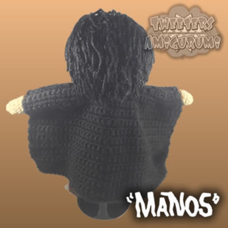 Manos The Hands of Fate Inspired Amigurumi Crochet Doll image 3