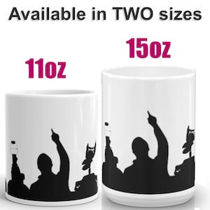 Mystery Science Theater 3000 (MST3K) Inspired Fan Art Silhouette Mug