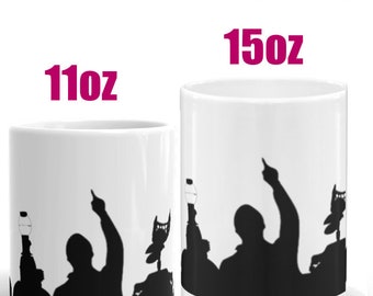 Mystery Science Theater 3000 (MST3K) Inspired Fan Art Silhouette Mug