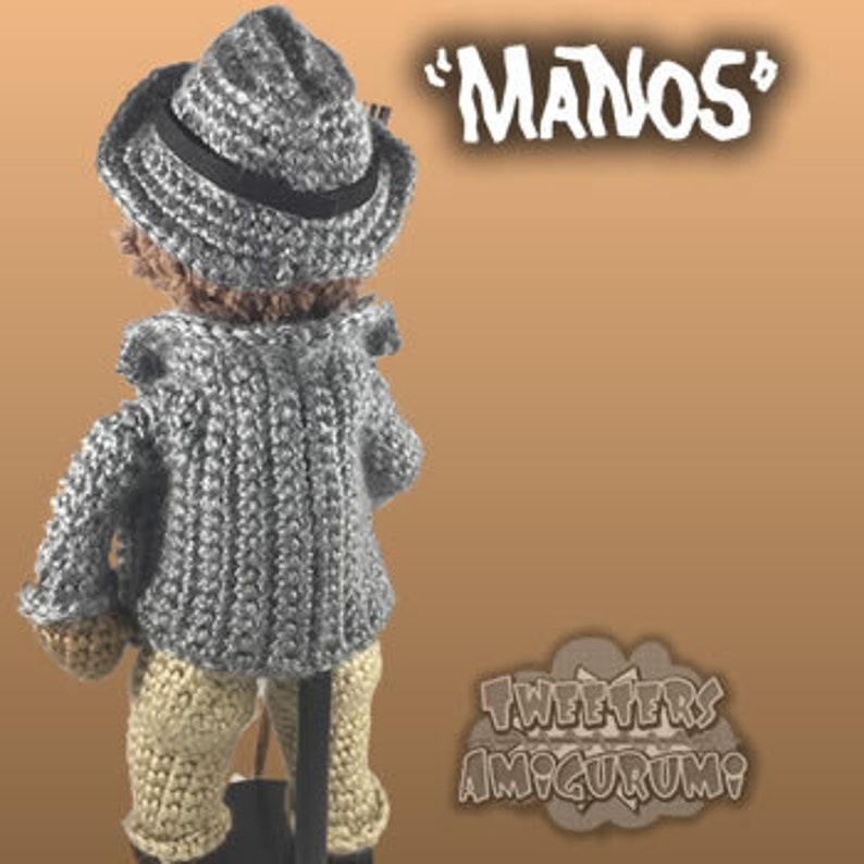 Torgo from Manos: Hands of Fate Inspired Amigurumi Crochet Doll image 2