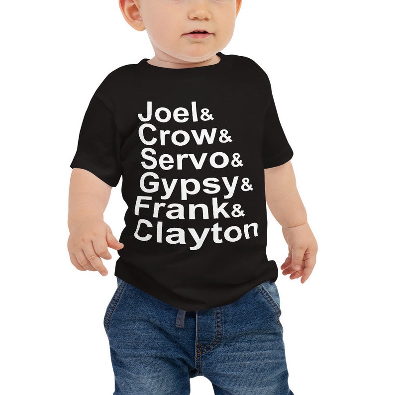 Mystery Science Theater 3000 MST3K Inspired List Of Names Baby Jersey Short Sleeve Tee image 1