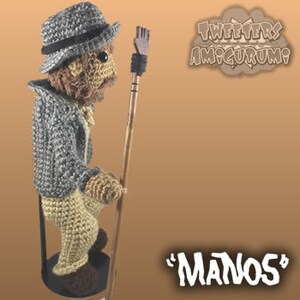 Torgo from Manos: Hands of Fate Inspired Amigurumi Crochet Doll image 3
