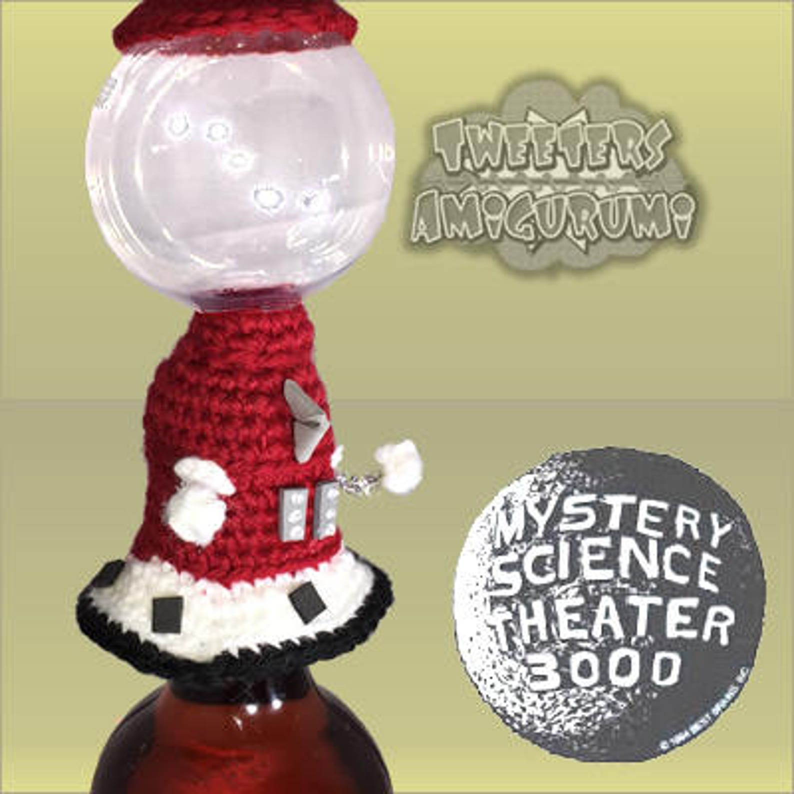 Tom Servo Mystery Science Theater 3000 MST3K Inspired Etsy
