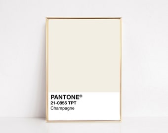 Champagne Pantone Etsy