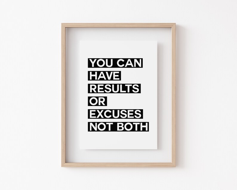 Gym Wall Art Home Gym Decor Motivational Sports Quote Etsy
