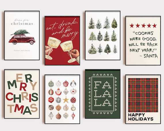 Classic Christmas Prints 20 Christmas Printables Christmas - Etsy