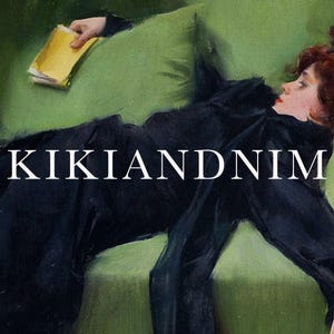 moody wall art | emerald green art | vintage bar cart print | dark academia decor | vintage woman portrait | kikiandnim | printable wall art image 3