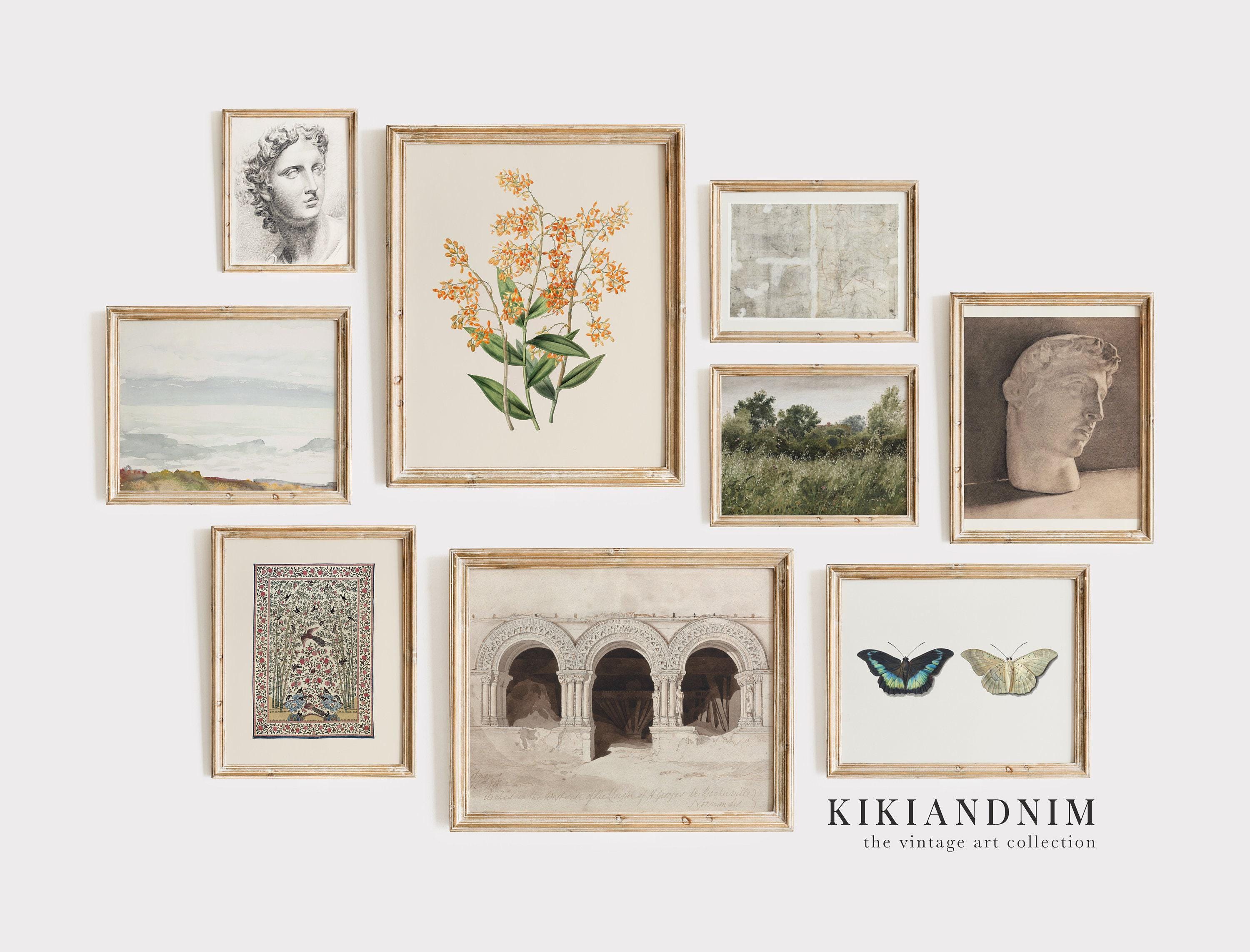 Light Academia Decor | Set of 9 Prints | Vintage Gallery Wall Art Set ...