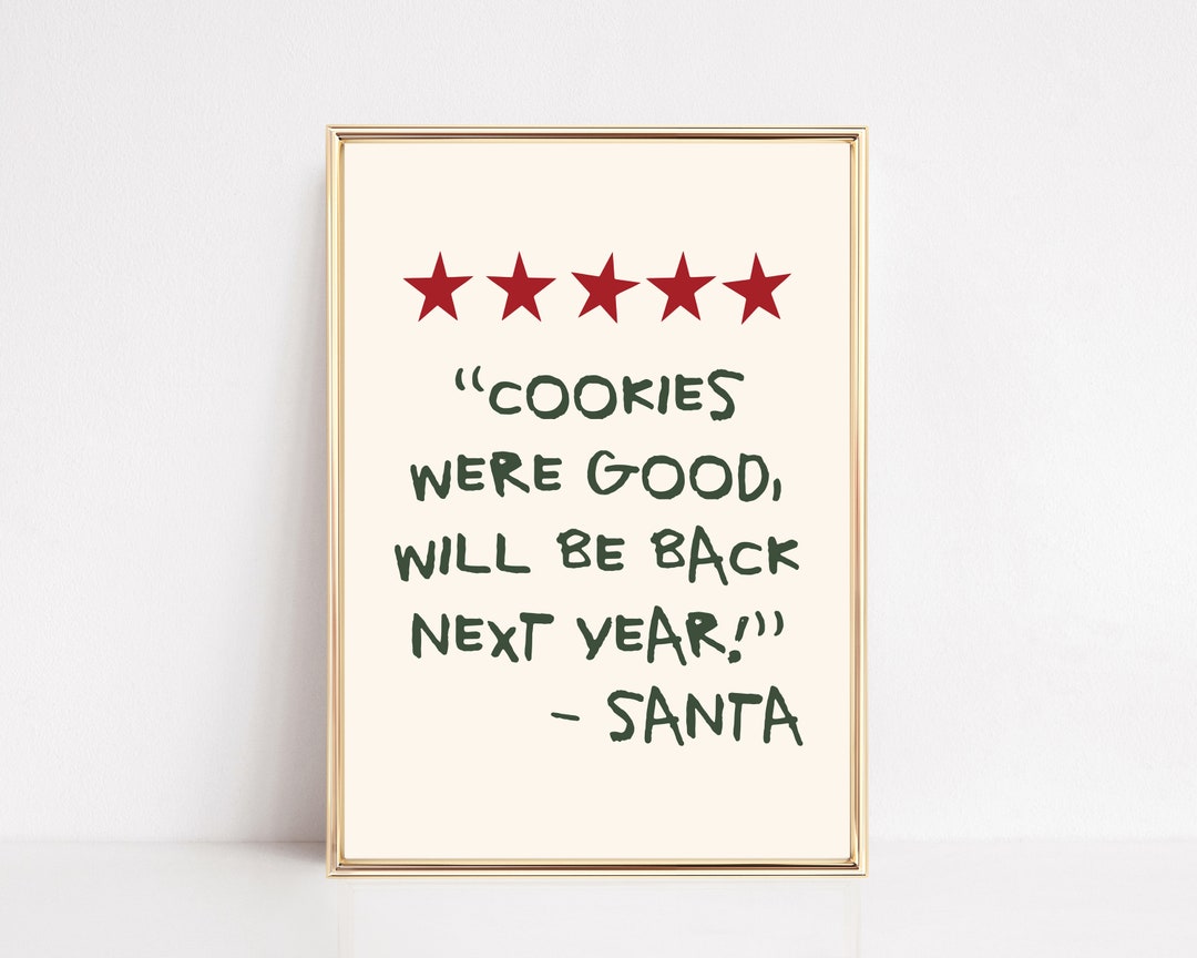 Buy Funny Christmas Decor Christmas Wall Art Trendy Rating Online in ...