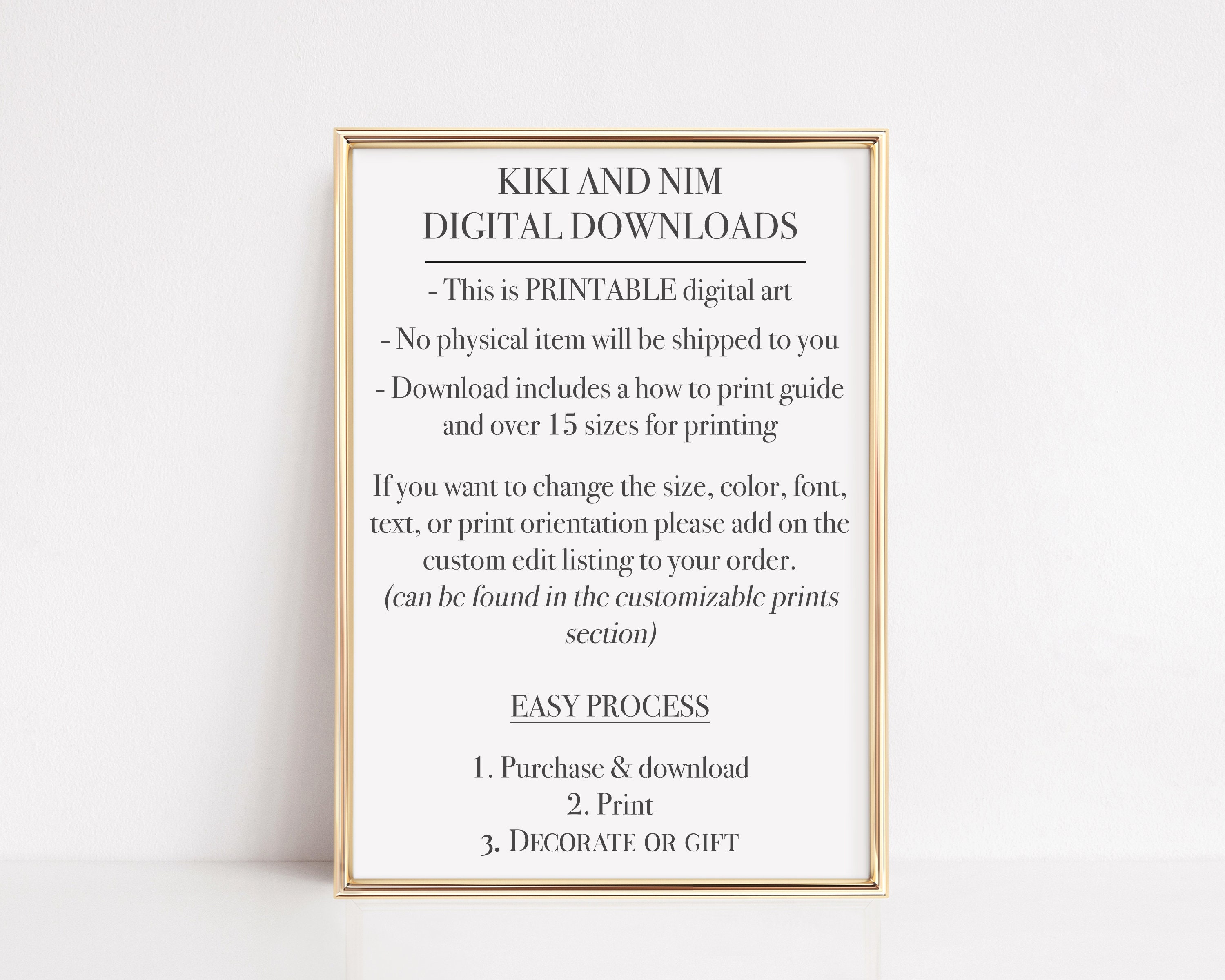 Serif Design Studios Saudade Definition - Unframed Art Print Poster Or  Greeting Card : : Home