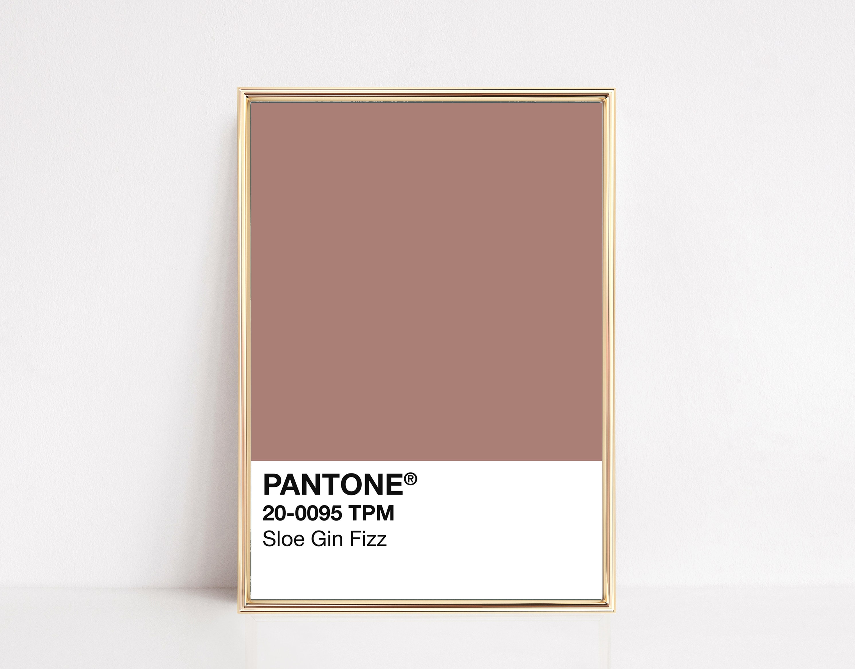 Pantone sloe gin fizz print instant download pantone print Etsy