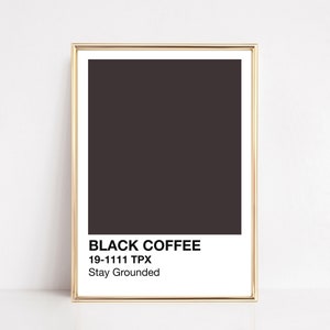 coffee wall art | coffee print | coffee bar decor | coffee poster | minimalist coffee printable | cafe art | kikiandnim | digital download