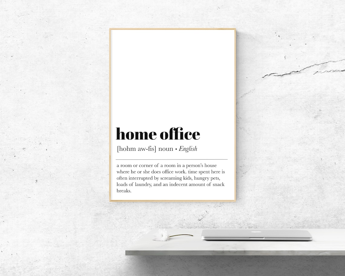 Funny Home Office Decor Home Office Decor Office Wall Art Etsy Canada