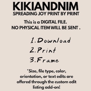 Mental Health Art Print | Minimalist Therapy Office Decor | Neutral Self Care Wall Art | KIKIANDNIM | Digital Download image 8