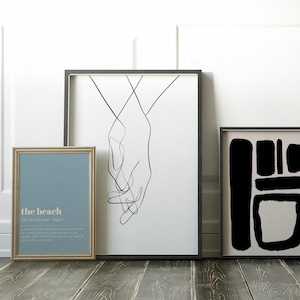 decoración de la casa de playa / letrero de la casa de playa / impresión de definición de playa / regalo para casa de playa / impresión de arte de playa azul / kikiandnim / impresión digital imagen 4
