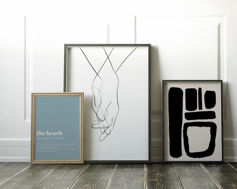 decoración de la casa de playa / letrero de la casa de playa / impresión de definición de playa / regalo para casa de playa / impresión de arte de playa azul / kikiandnim / impresión digital imagen 4