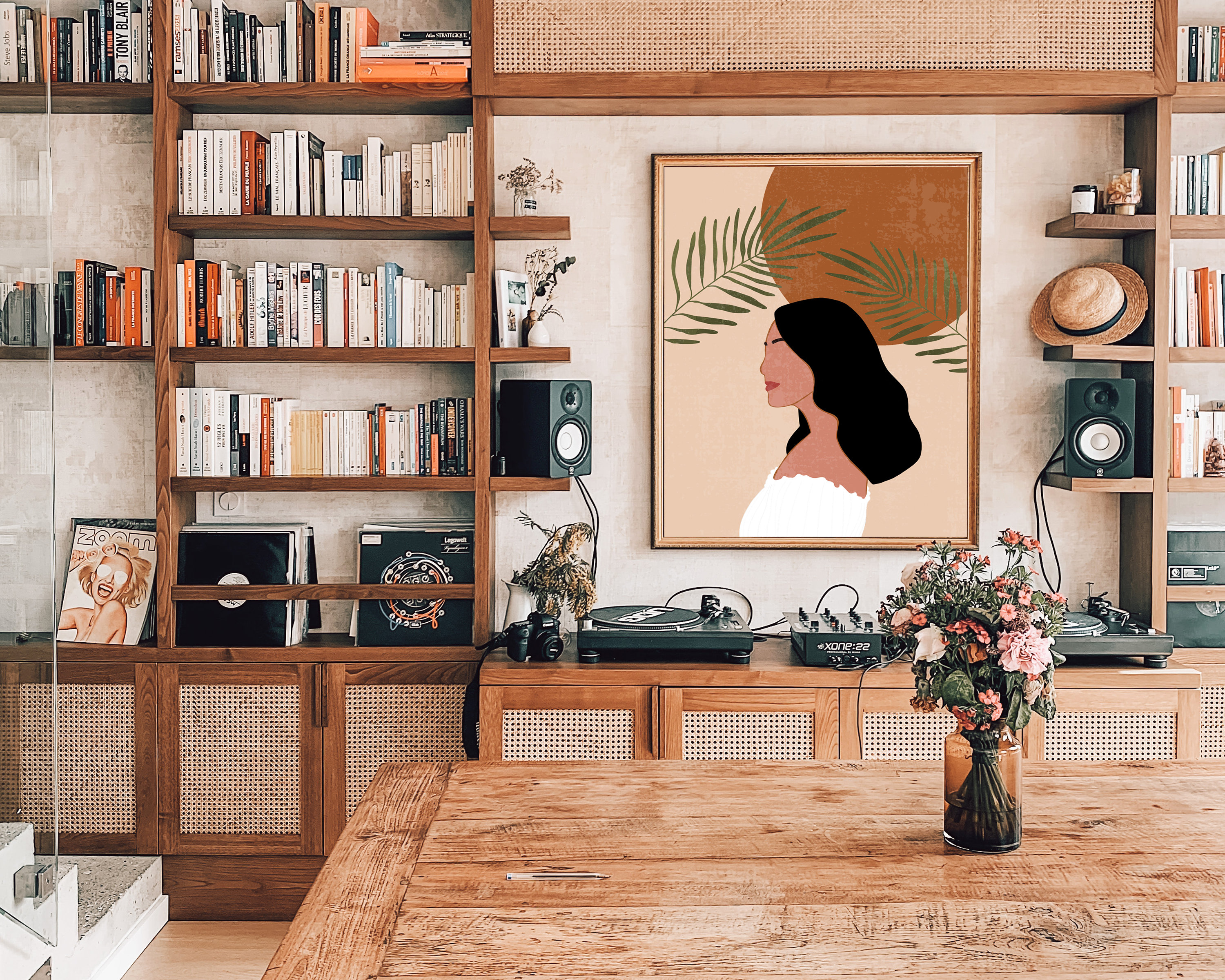 Feminine wall art woman wall art printable wall art Etsy