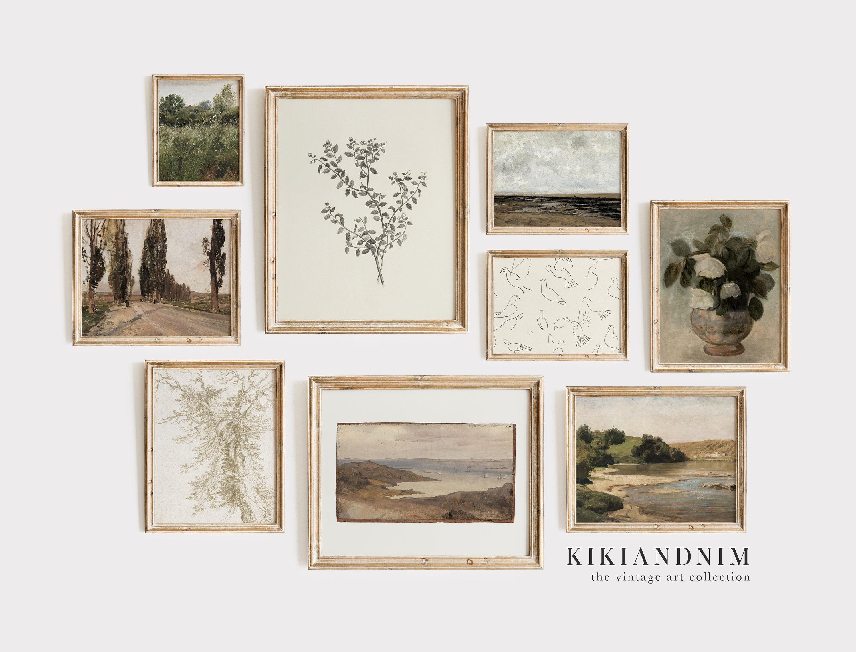 Printable Vintage Gallery Wall Set | Warm Neutral Tones | Vintage Wall ...