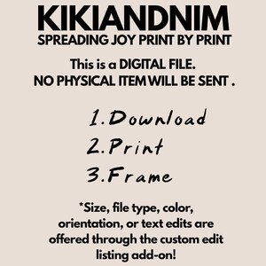 funny bathroom decor | bathroom wall art | bathroom print | funky wall art | aesthetic wall art | trendy print | kikiandnim | digital print image 8