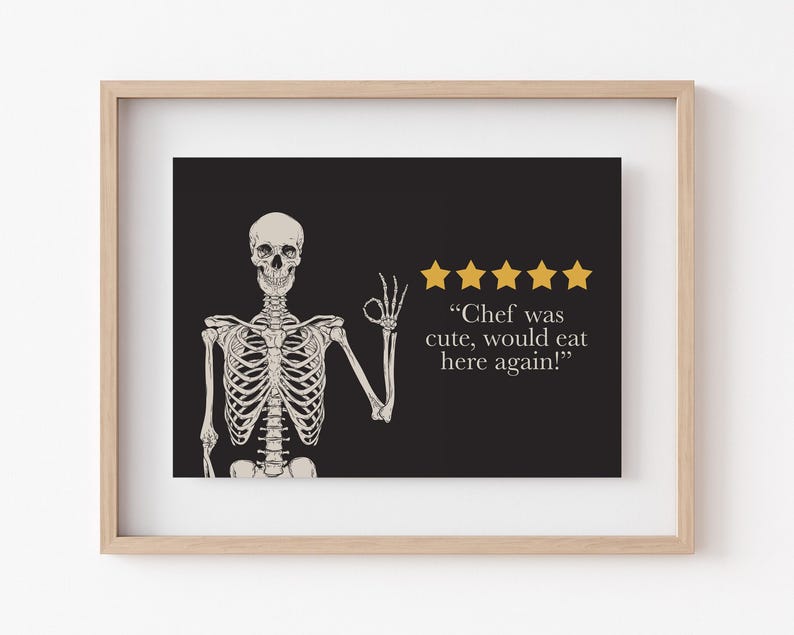 halloween kitchen prints | 6 PRINTABLES | halloween kitchen wall art | fall kitchen decor | kikiandnim | digital prints image 4