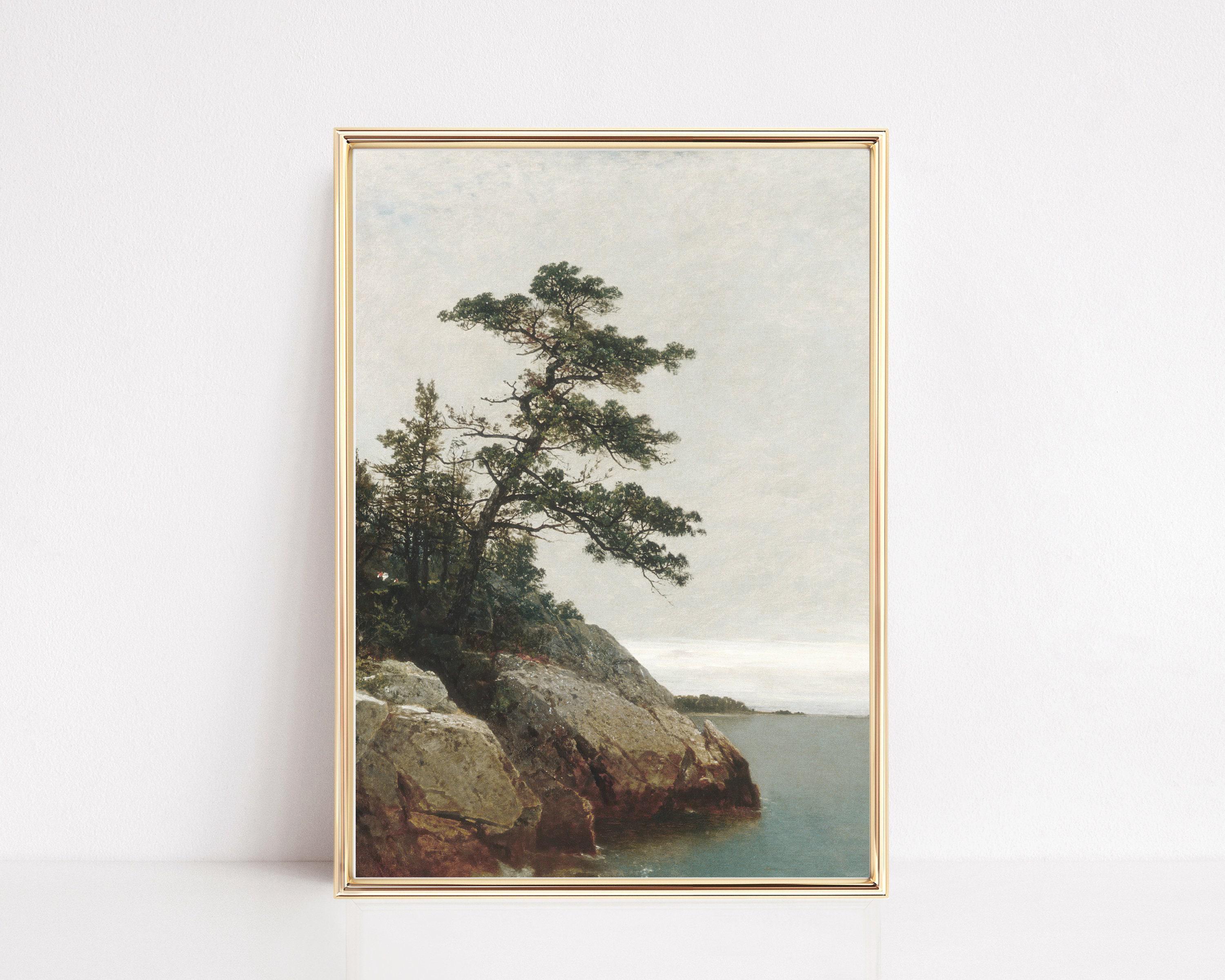 湖畔の家の絵画 - Etsy 日本