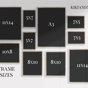 eclectic wall art | 10 wall art prints | gallery wall set | colorful wall art | mid century modern | kikiandnim | printable wall art image 8