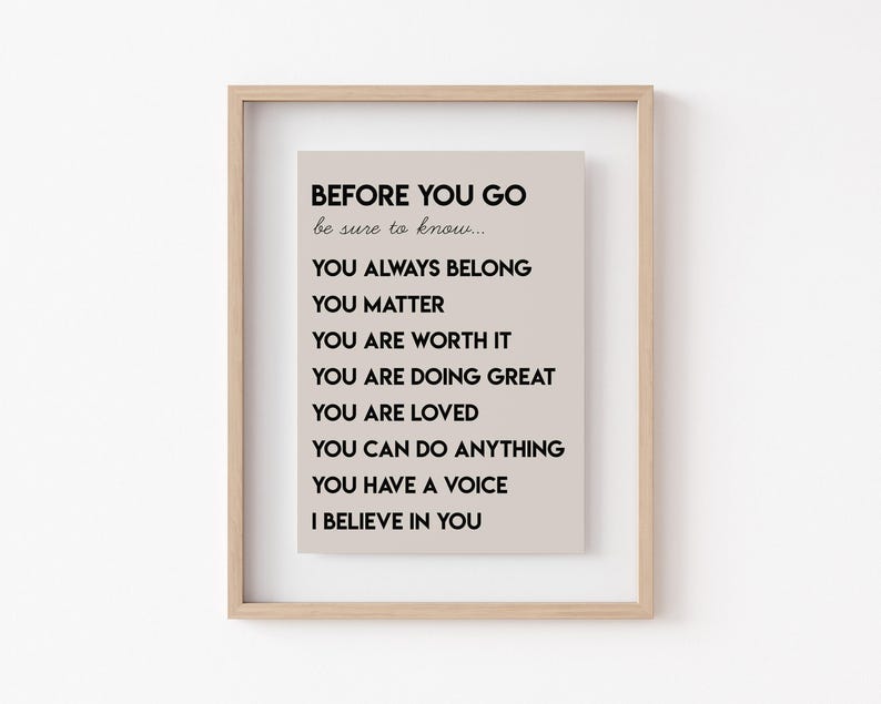 affirmation wall art for kids | inspirational classroom decor | kids room decor | positive classroom wall art | printable wall art image 6
