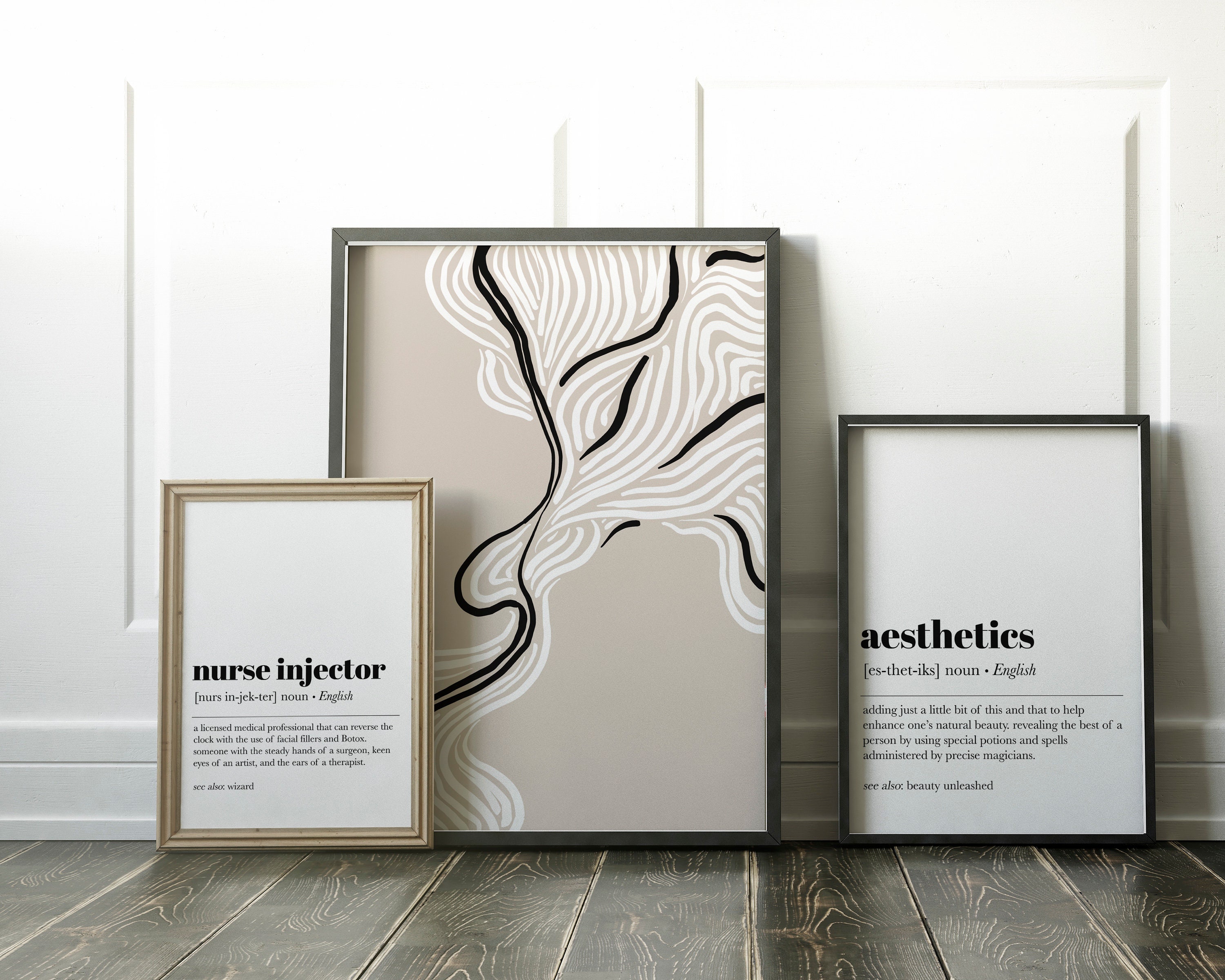 Aesthetics Definition Print Salon Decor Beauty Salon Wall - Etsy