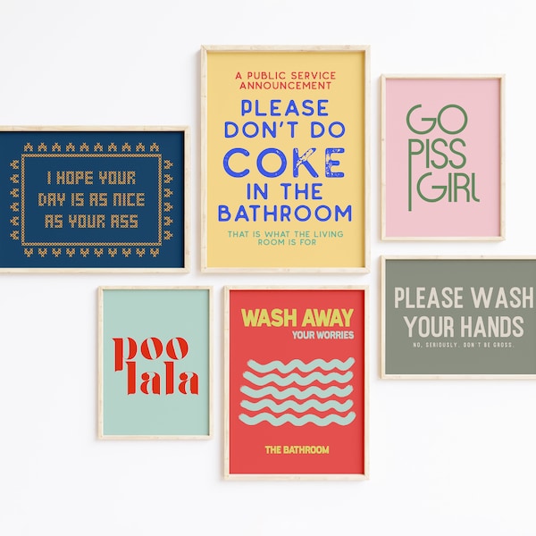 Bathroom Prints - Etsy