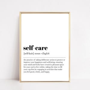 self care wall art | set of 3 prints | mental health prints | therapy office decor | mindfulness poster | therapy art | digital download image 4