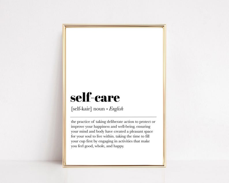self care wall art | set of 3 prints | mental health prints | therapy office decor | mindfulness poster | therapy art | digital download image 4