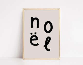 modern weihnachtsdekor | noel Feiertagsdruck | Kunst Weihnachten ausdrucken | saisonale Wohndekoration (digitaler Download)