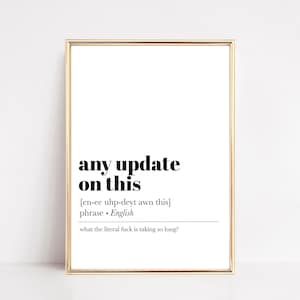 funny office decor for men | cubicle decor | funny office sign | home office wall art | office desk accessories | kikiandnim | digital print image 1