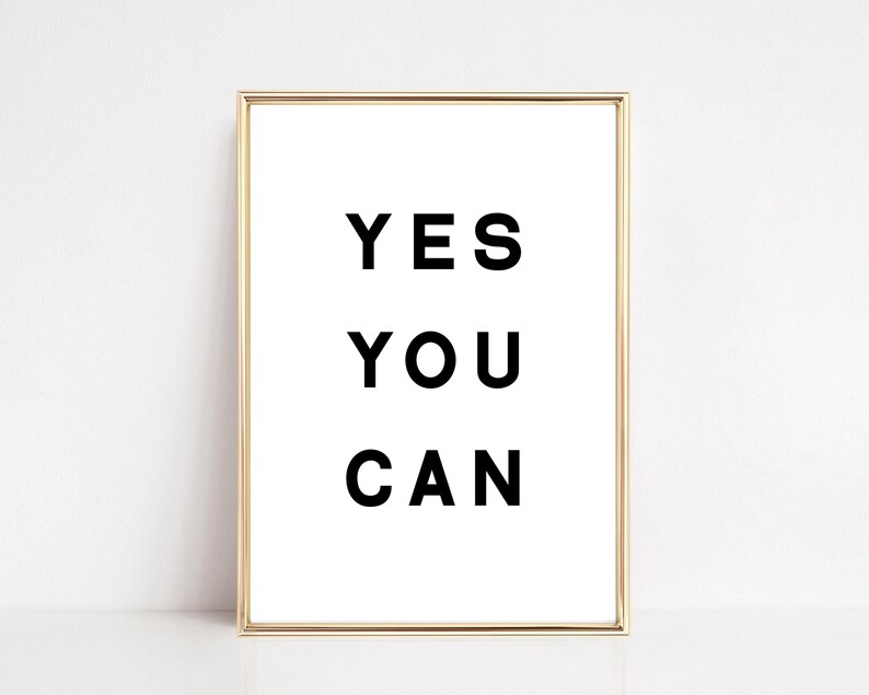 Motiverande poster | Inspirerande väggkonst | Hemgymdekor | Väggkonst för gym | Lyxig Hemgymkonst | Gymskylt | Kikiandnim | Utskrivbar Konst bild 1