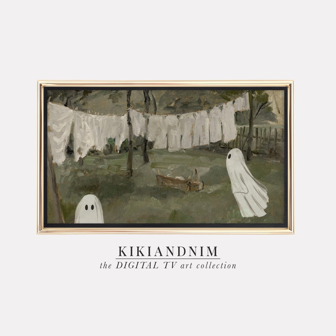 Halloween Frame Tv Art Samsung Frame Tv Art Vintage Ghosts The