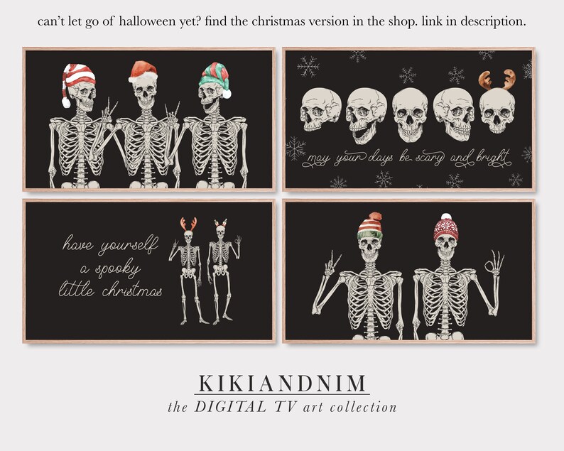 Halloween Frame Tv Art Set Samsung Frame Tv Art Funny - Etsy