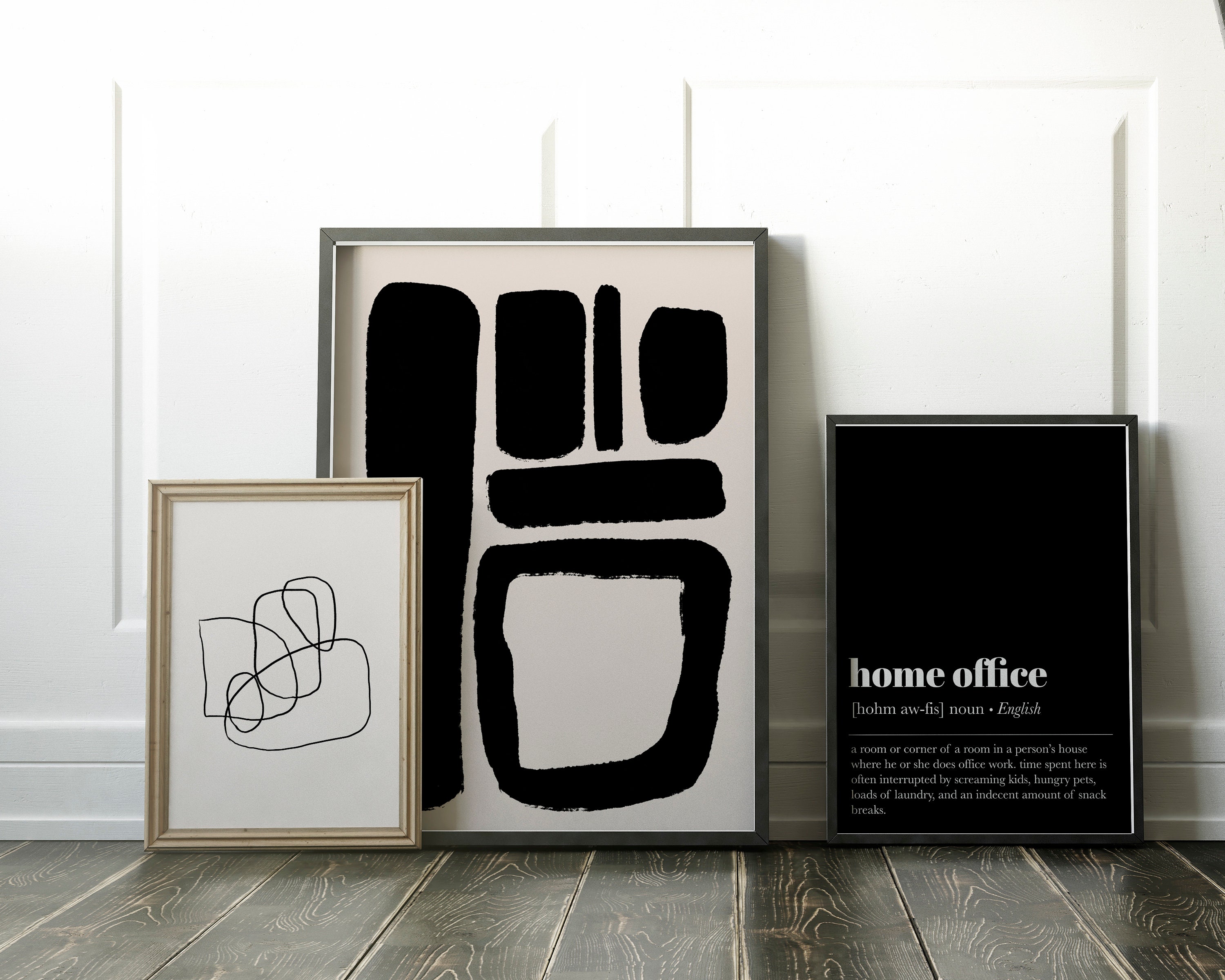 Funny office wall art home office decor work from home | Etsy