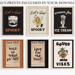 halloween printable wall art | 40 HALLOWEEN PRINTS | halloween decor | halloween prints | halloween wall decor | kikiandnim | digital prints image 9