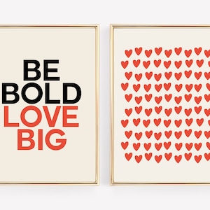 Valentines Day Decor Printables | Set of 16 Valentines Prints ...